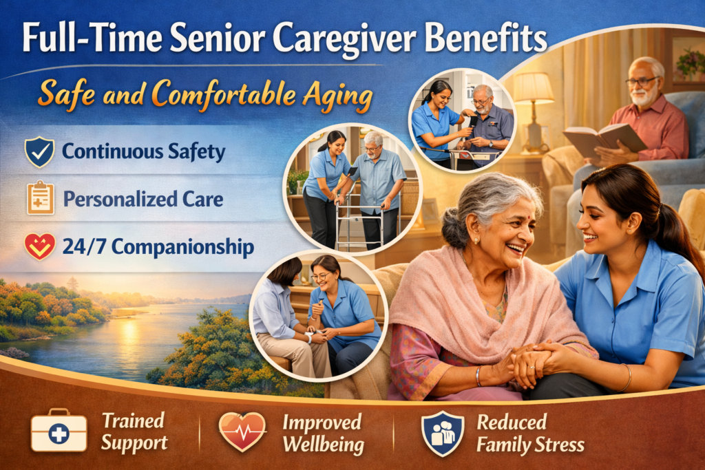 Full-time senior caregiver benefits